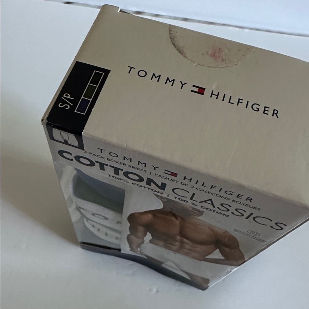 NWT Tommy Hilfiger Men's Boxer Briefs - Navy, White, Forest Green - Picture 3 of 6